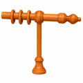 Kirschbaum Holz Gardinenstange Filigrano 28 mm - Verschiedene Längen, 160 cm